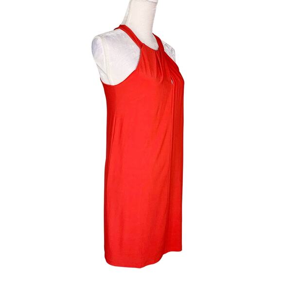 Cynthia Steffe Emerson Sleeveless Halter Dress S Small Red Persimmon - Picture 5 of 12
